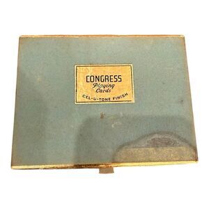 Congress Playing Cards Box
